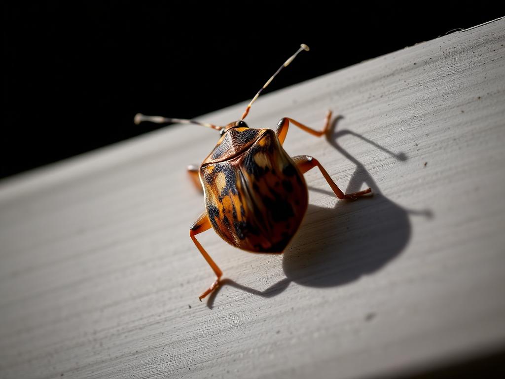 Brown Marmorated Stink Bug specimen photograph — Hampton Roads pest identification