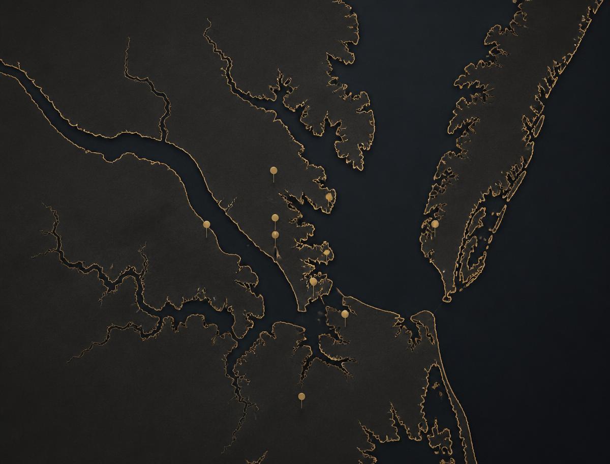 Guardex Pest Control service area map covering Hampton Roads, Virginia