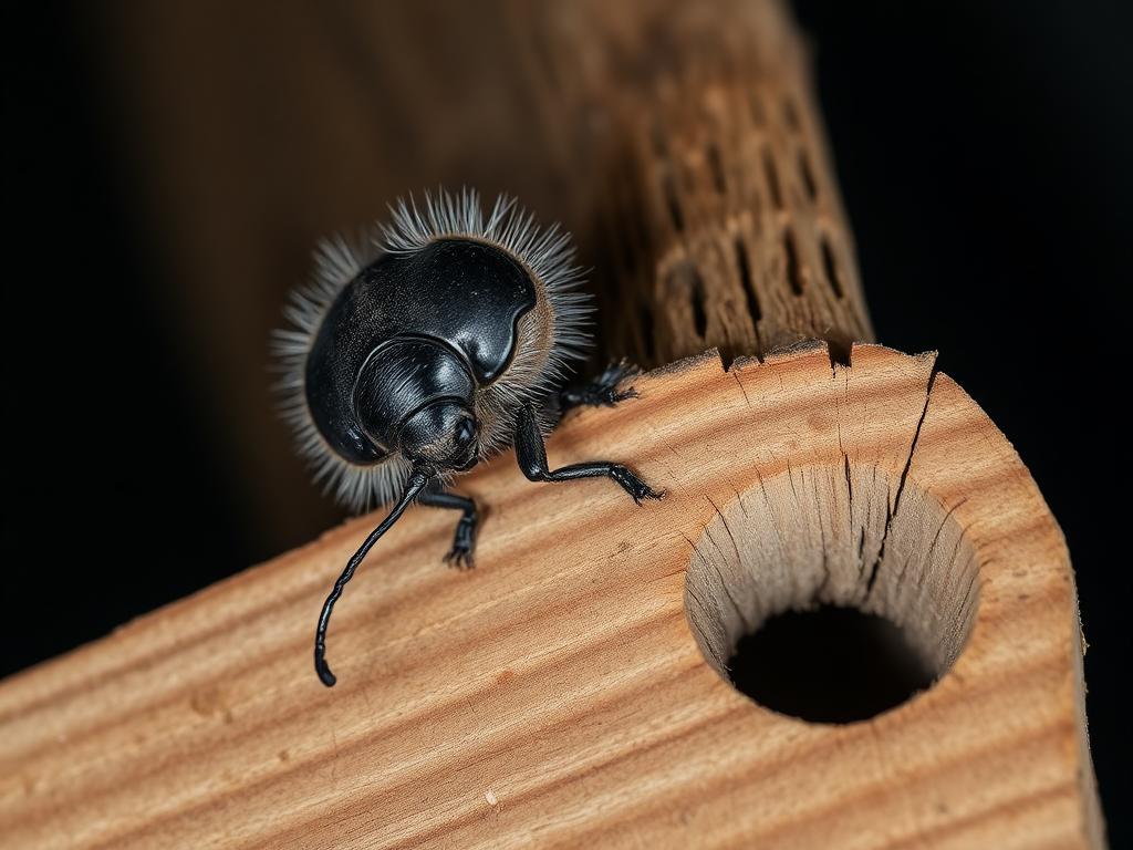 Old House Borer specimen photograph