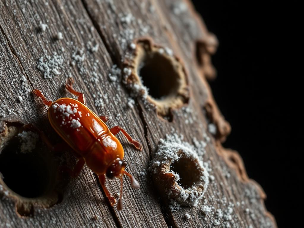 Powderpost Beetle specimen photograph