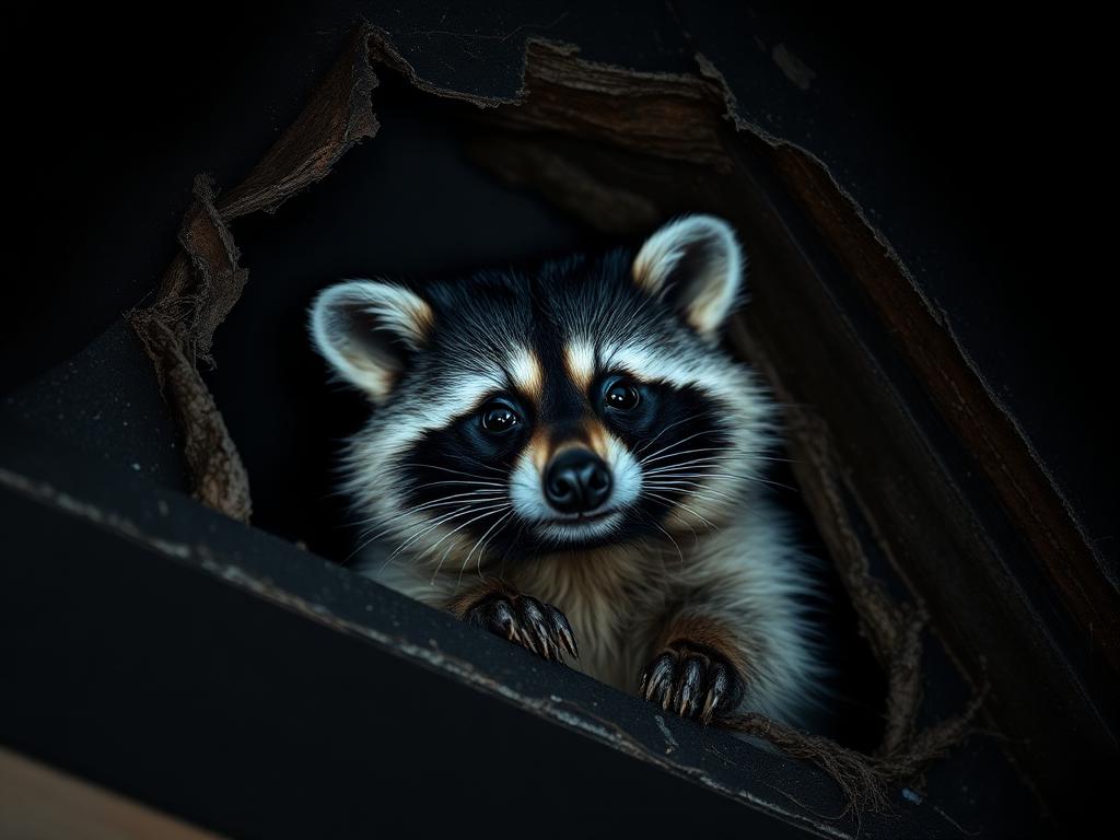 Raccoon specimen photograph — Hampton Roads pest identification