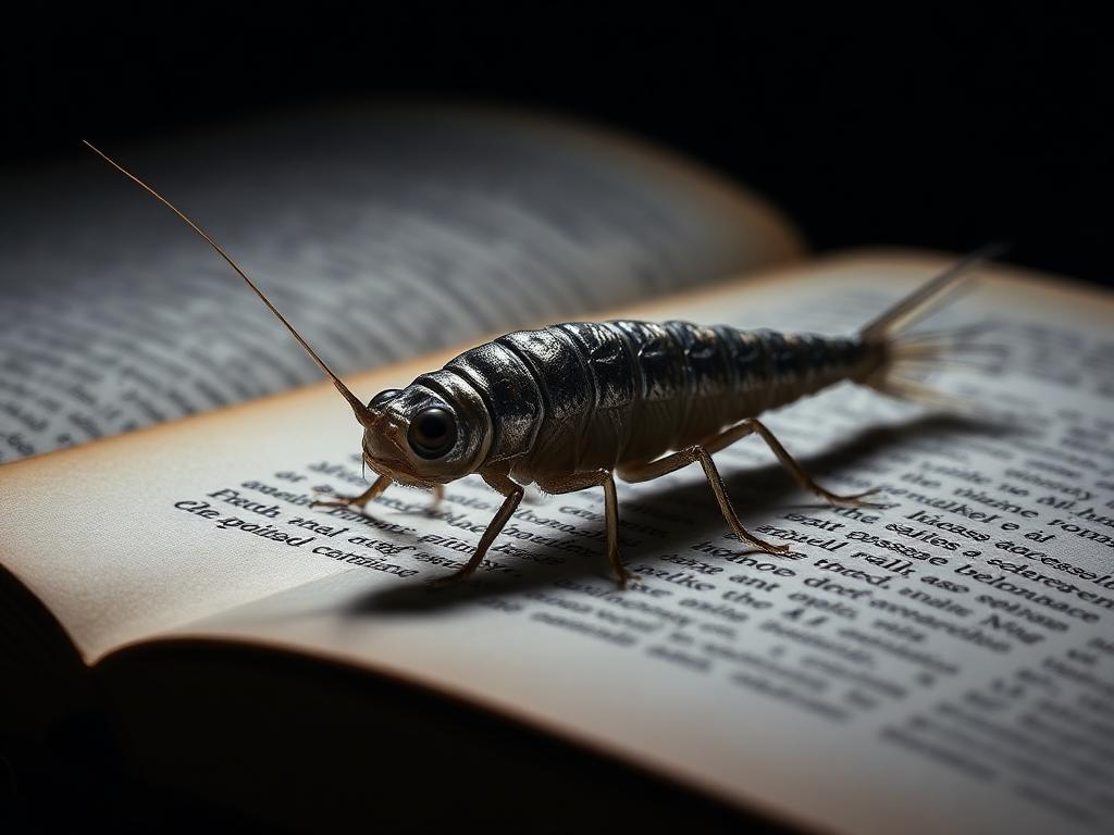 Silverfish specimen photograph — Hampton Roads pest identification