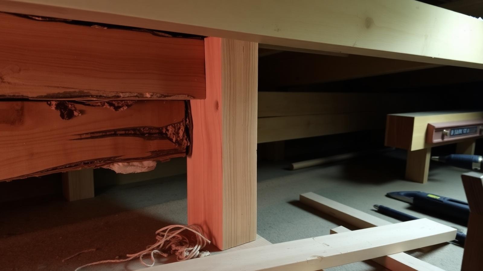 Wood Repairs work performed by Guardex in Hampton Roads